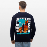 Fuxi, Wüste, 1st | Roller, Unisex Bio-Sweatshirt - Navy