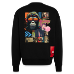 Perîzar, Affen, 1st | Heavyweight Oversized Bio Sweater, Unisex - SOLID BLACK