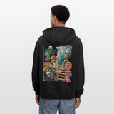 Tangaroa , Skelet, 1st | Freshhood, Oversized Unisex Hoodie - Anthrazit