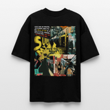 Dionyson, U-Bahn, 1st | Blaster, Oversize Bio T-Shirt, Unisex - Schwarz