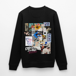 Jade, Augen, 1st | Roller, Unisex Bio-Sweatshirt - Schwarz