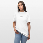 Umbraxion, Sonnenblume, 1st | Essential, Relaxed Fit Unisex Bio T-Shirt - Weiß