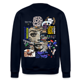 Tianlong, Gesicht, 1st | Roller, Unisex Bio-Sweatshirt - Navy