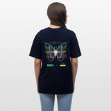Hesinkar, Schmetterling, 1st | Essential, Relaxed Fit Unisex Bio T-Shirt - Navy