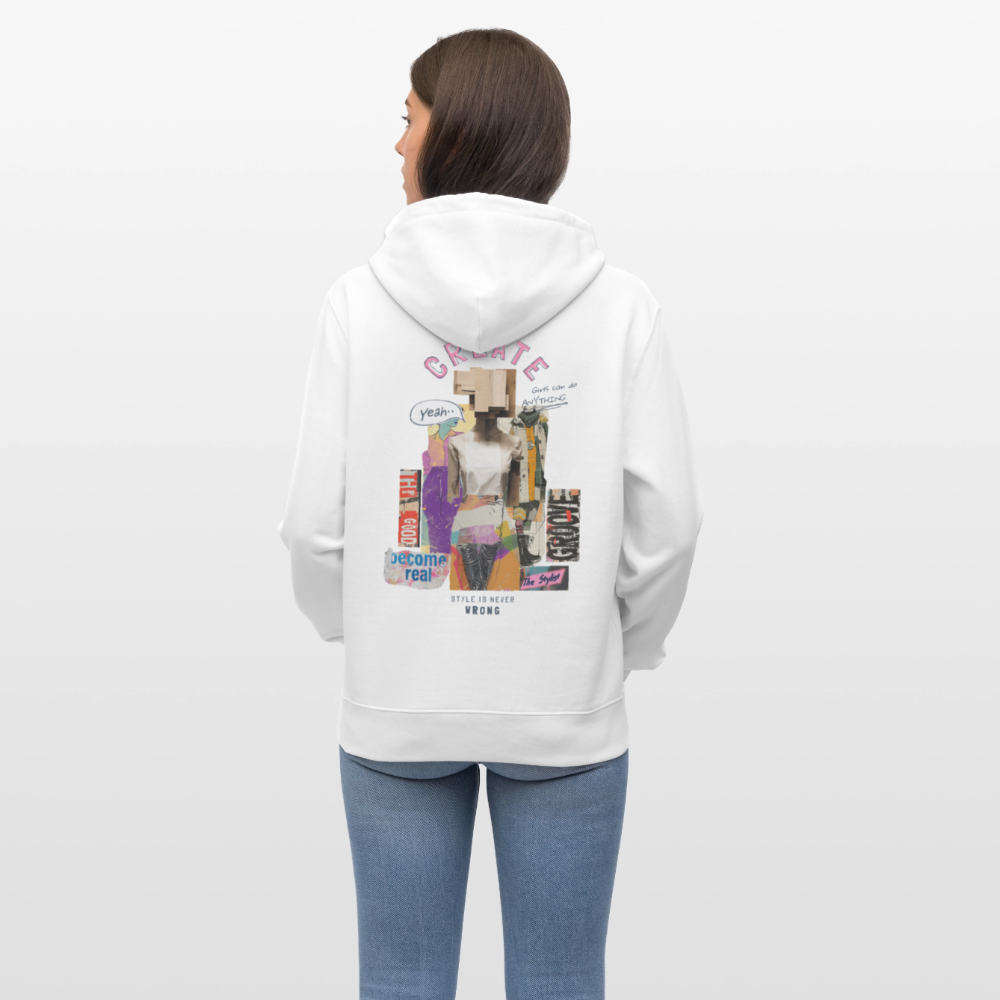 Andromion, Statue, 1st | Cruiser, Unisex Bio-Hoodie - Weiß