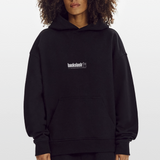 Tezcatlipoca , Hunde & Skelet, 1st | Heavyweight Oversized Bio Hoodie, Unisex - SOLID BLACK