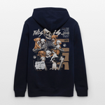 Tezcatlipoca , Hunde & Skelet, 1st | Cruiser, Unisex Bio-Hoodie - Navy