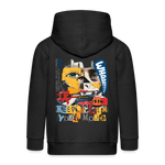 Kronan, Gesicht, 1st | Kinder Zip Hoodie - Schwarz
