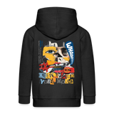 Kronan, Gesicht, 1st | Kinder Zip Hoodie - Schwarz