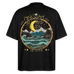 Izanami, Berge, 1st | Blaster, Oversize Bio T-Shirt, Unisex - Schwarz