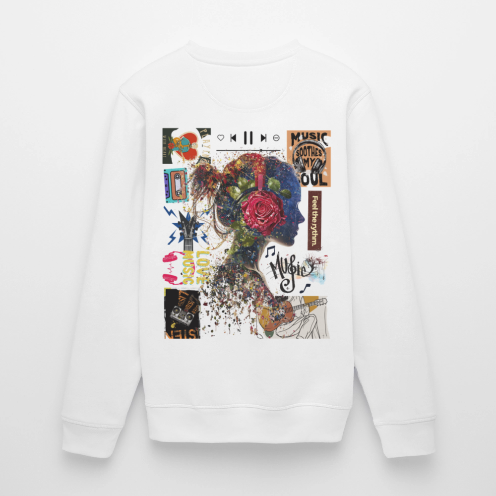 Altairon, Mädchen, 1st | Roller, Unisex Bio-Sweatshirt - Weiß