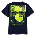 Kali, Limette, 1st | Kinder Bio T-Shirt - Navy