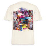 Callistara, Frau, 1st | Essential, Relaxed Fit Unisex Bio T-Shirt - Naturweiß 