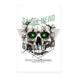 Gliesaron, Totenkopf, 1st | Poster 60x90 cm - Weiß