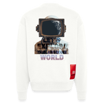 Denebris, Astronaut, 1st | Heavyweight Oversized Bio Sweater, Unisex - OFF WHITE