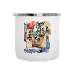Seraphion, Gesichter, 1st | Emaille-Tasse - Weiß