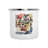 Seraphion, Gesichter, 1st | Emaille-Tasse - Weiß