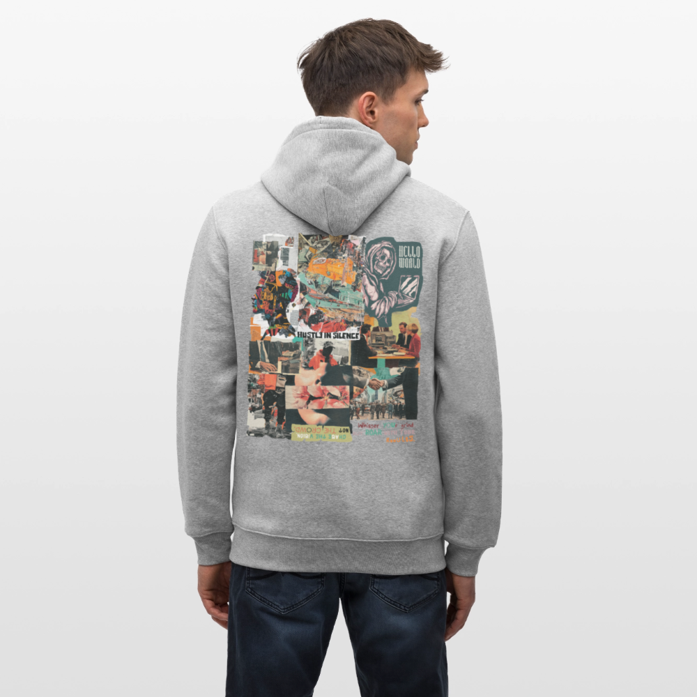 Aurelion, Office, 1st | Cruiser, Unisex Bio-Hoodie - Grau meliert