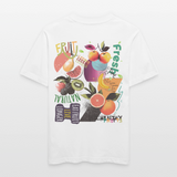 Xerathis, Obst, 1st | Essential, Relaxed Fit Unisex Bio T-Shirt - Weiß