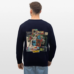 Baranê, Fernseher, 1st | Roller, Unisex Bio-Sweatshirt - Navy