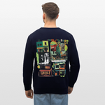 Ganesha, Geschäfte, 1st | Roller, Unisex Bio-Sweatshirt - Navy