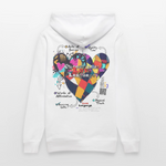 Baldurion, Herzen, 1st | Cruiser, Unisex Bio-Hoodie - Weiß