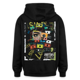Shahzada, Kassetten, 1st | Freshhood, Oversized Unisex Hoodie - Schwarz