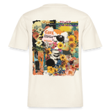 Vaelthar, Blumen, 1st | Essential, Relaxed Fit Unisex Bio T-Shirt - Naturweiß 