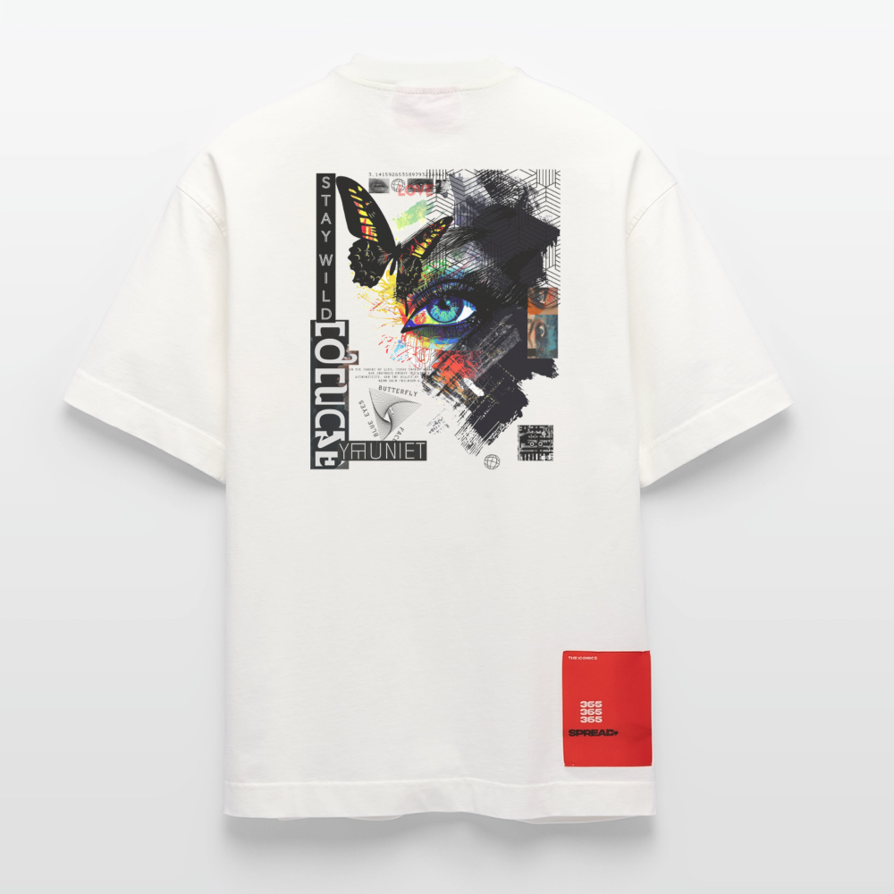 Eldorwyn, Auge, 1st | Heve, Heavyweight Oversized Bio T-Shirt, Unisex - OFF WHITE