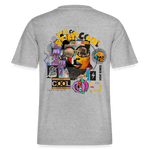 Thorvalis, Bär, 1st | Essential, Relaxed Fit Unisex Bio T-Shirt - Grau meliert