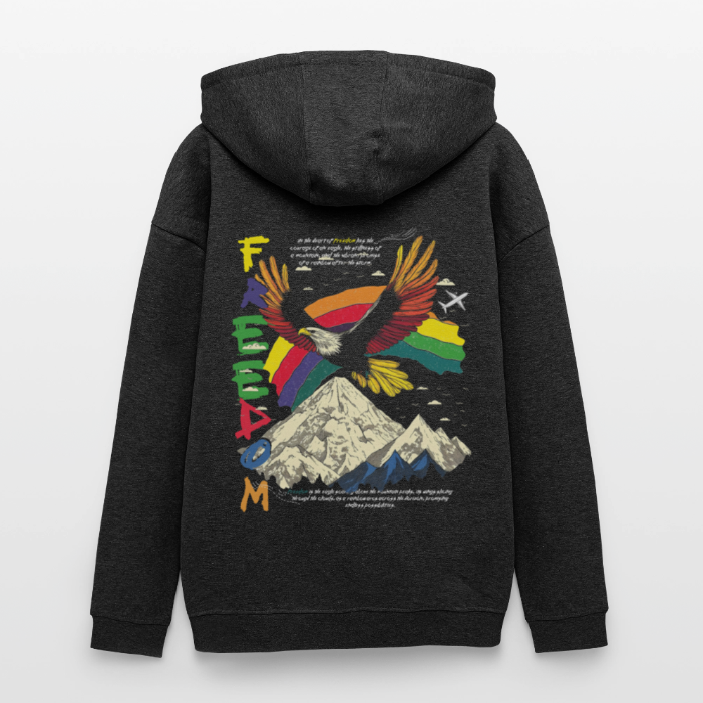 Susanoo, Adler, 1st | Freshhood, Oversized Unisex Hoodie - Anthrazit