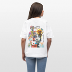 Verdantis, Blaue Augen, 1st | Blaster, Oversize Bio T-Shirt, Unisex - Weiß
