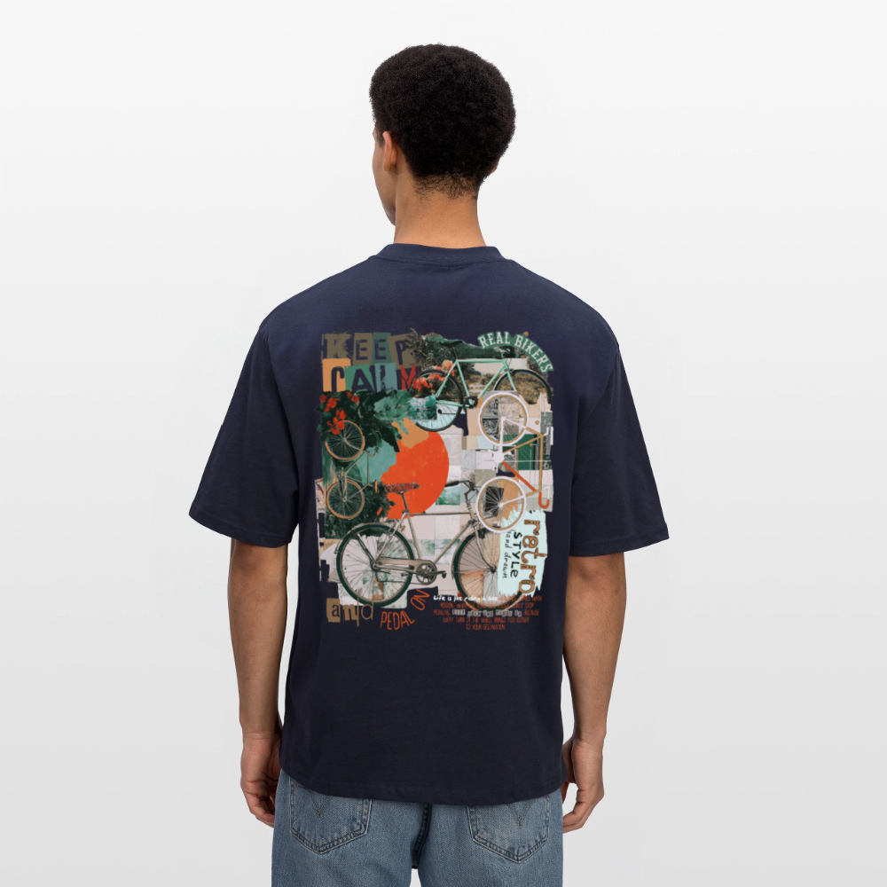 Eldrathis, Fahrrad, 1st | Breezy, Oversized Unisex T-Shirt - Navy