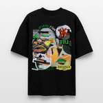 Ereban, Lippen, 1st | Blaster, Oversize Bio T-Shirt, Unisex - Schwarz