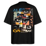 Hachiman, Augen, 1st | Blaster, Oversize Bio T-Shirt, Unisex - Schwarz