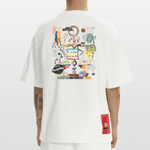 Nytheris, Waage, 1st | Heve, Heavyweight Oversized Bio T-Shirt, Unisex - OFF WHITE