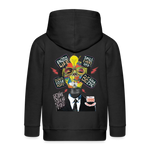 Dandan, Glühbirne, 1st | Kinder Zip Hoodie - Schwarz