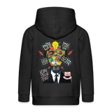 Dandan, Glühbirne, 1st | Kinder Zip Hoodie - Schwarz
