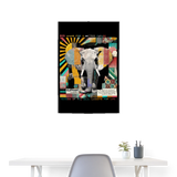 Thanatain, Elefant, 1st | Poster 60x90 cm - Weiß