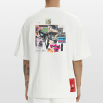 Saturnion, Raabe, 1st | Heve, Heavyweight Oversized Bio T-Shirt, Unisex - OFF WHITE