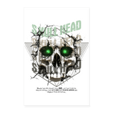 Gliesaron, Totenkopf, 1st | Poster 40x60 cm - Weiß