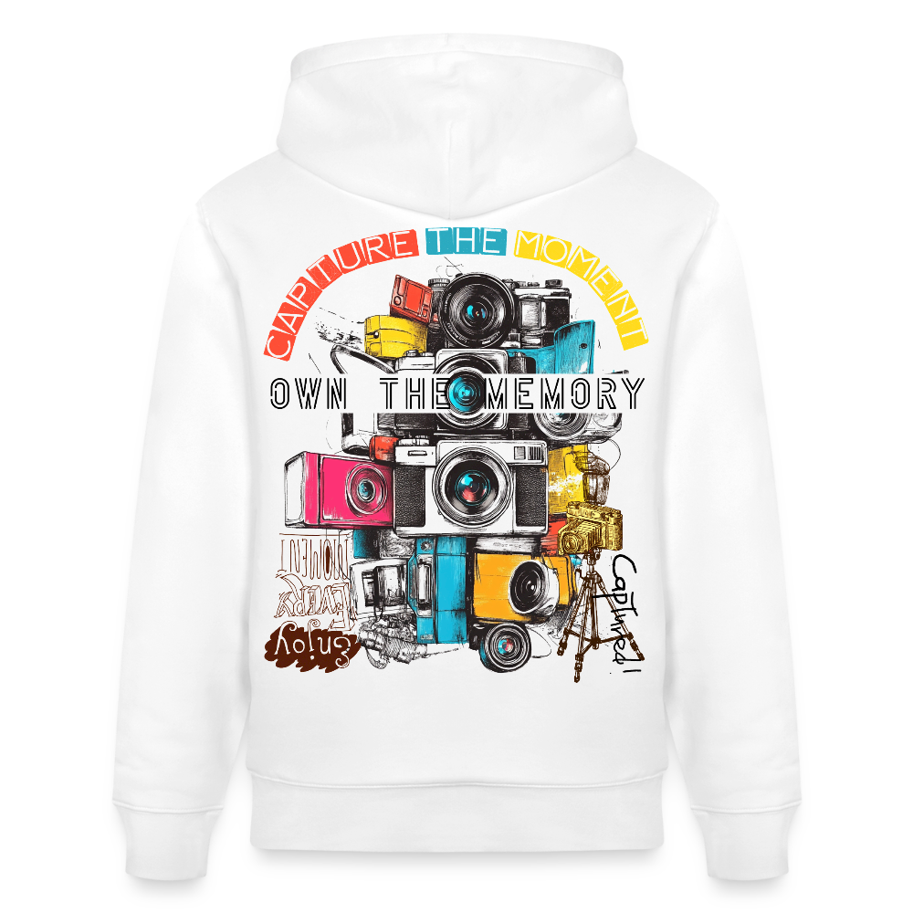 Zarethor, Kamera, 1st | Cruiser, Unisex Bio-Hoodie - Weiß