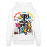 Zarethor, Kamera, 1st | Cruiser, Unisex Bio-Hoodie - Weiß