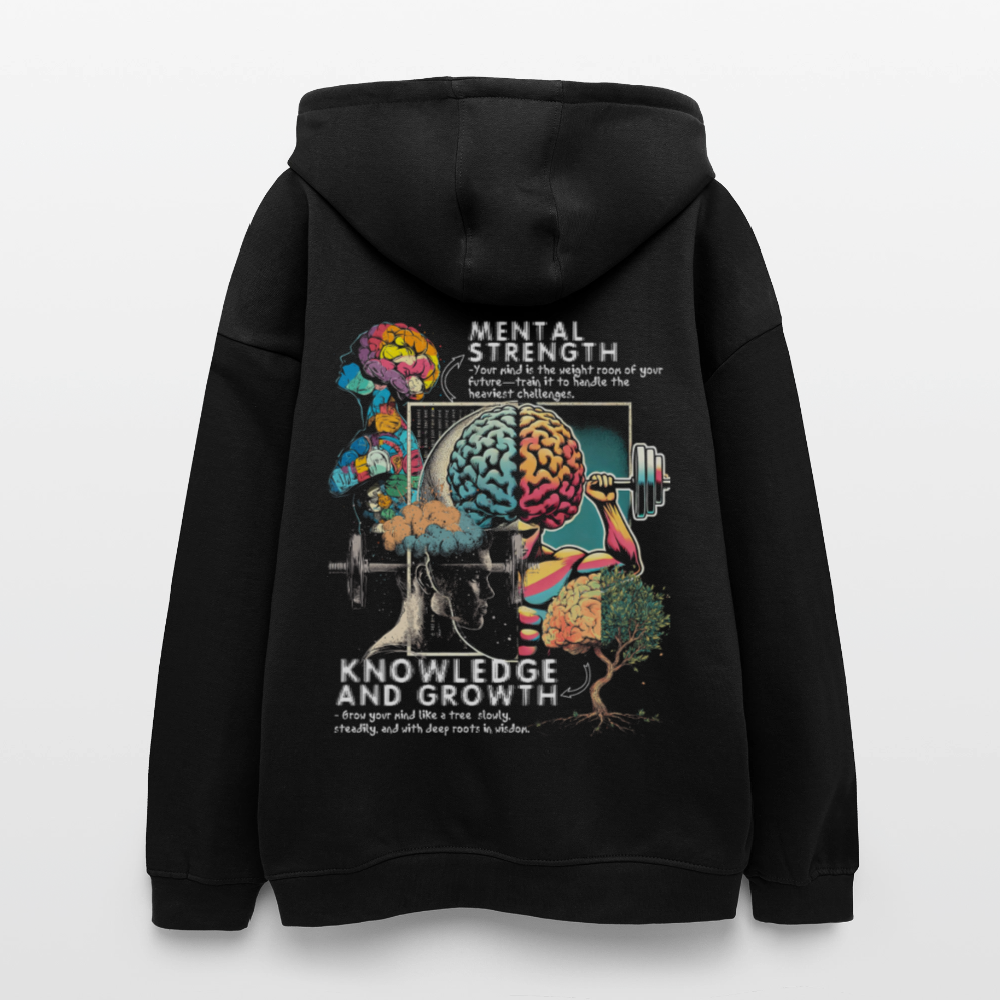 Selenian, Fitness, 1st | Freshhood, Oversized Unisex Hoodie - Schwarz