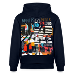 Anankean, Zebrastreifen, 1st | Cruiser, Unisex Bio-Hoodie - Navy