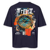 Demeteros, Uhr, 1st | Breezy, Oversized Unisex T-Shirt - Navy