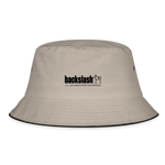 Fischerhut - Khaki/Schwarz