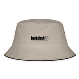 Fischerhut - Khaki/Schwarz