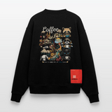 Tritonan, Kaffee, 1st | Heavyweight Oversized Bio Sweater, Unisex - SOLID BLACK