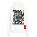 Aetherion, Laptop, 1st | Heavyweight Oversized Bio Zip Hoodie, Unisex - OFF WHITE